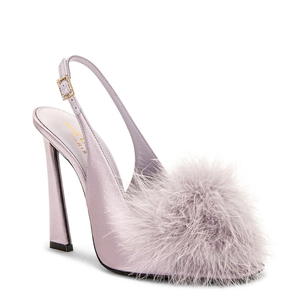 Saint Laurent Blanco 110 Sandal - Poly Grey - EU 39